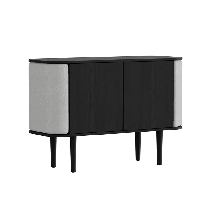 Treasures Sideboard with 2 doors from Umage in the finish black oak / sterling