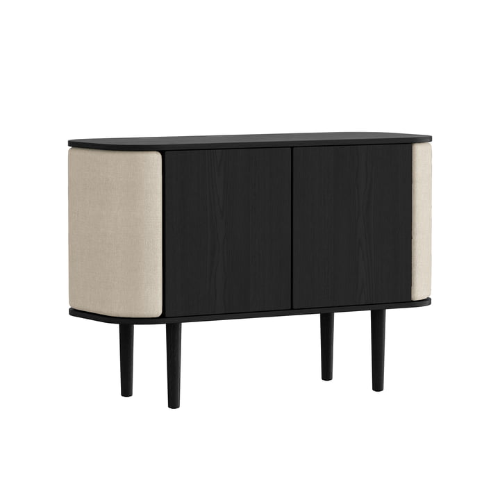 Treasures Sideboard with 2 doors from Umage in the finish black oak / white sands