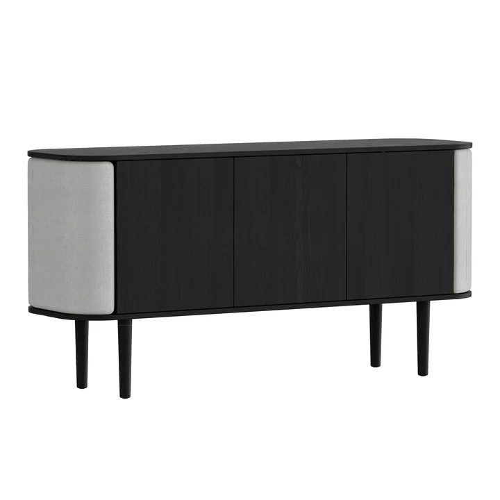 Treasures Sideboard with 3 doors from Umage in the finish oak black / sterling
