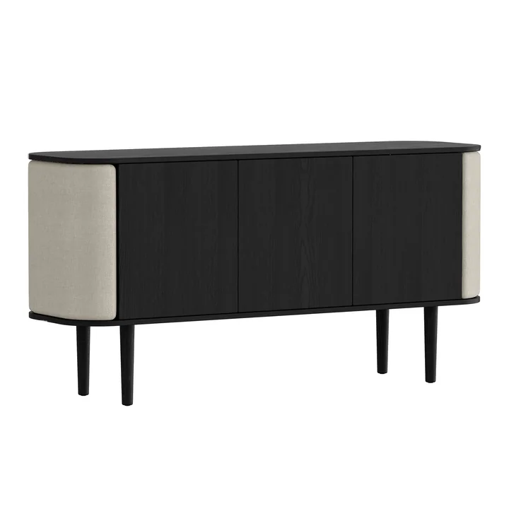 Treasures Sideboard with 3 doors from Umage in the finish oak black / white sands