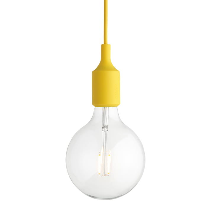 Muuto - Pendant lamp E27-Socket Pendant Lamp LED, yellow