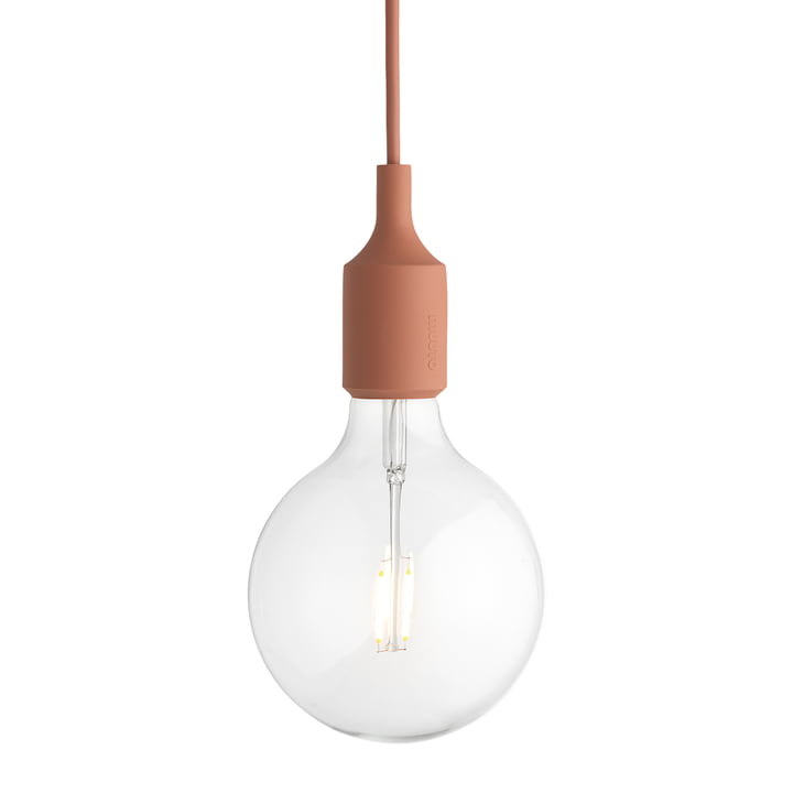 Muuto - E27-Socket Pendant Lamp LED, terracotta