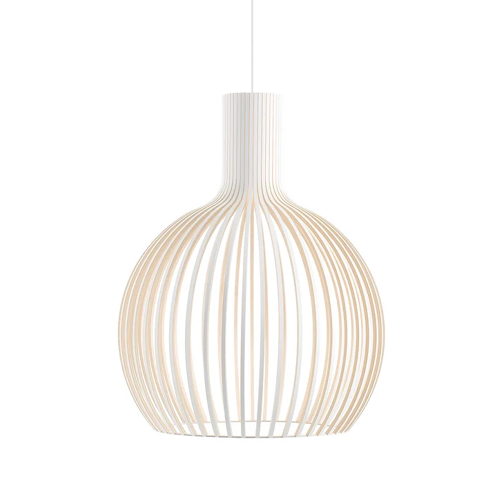 Octo 4240 pendant luminaire Ø 54 x H 68 cm from Secto in white