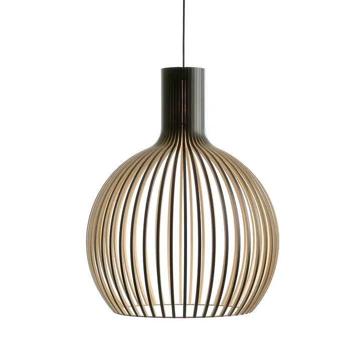 Octo 4240 pendant luminaire Ø 54 x H 68 cm from Secto in black