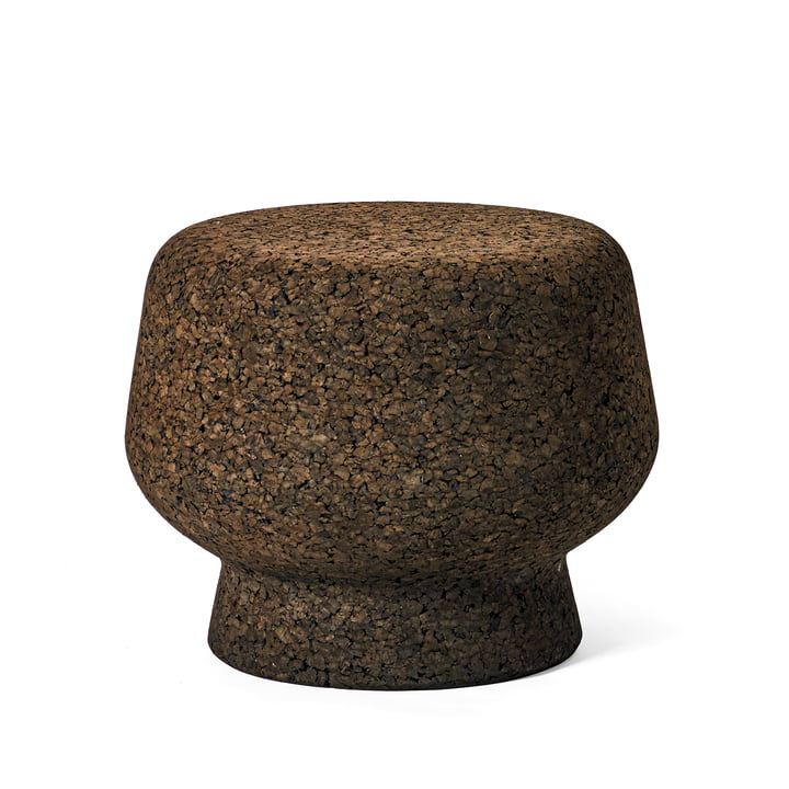 Corker Stool, Ø 50 x H 40 cm, brown from ClassiCon