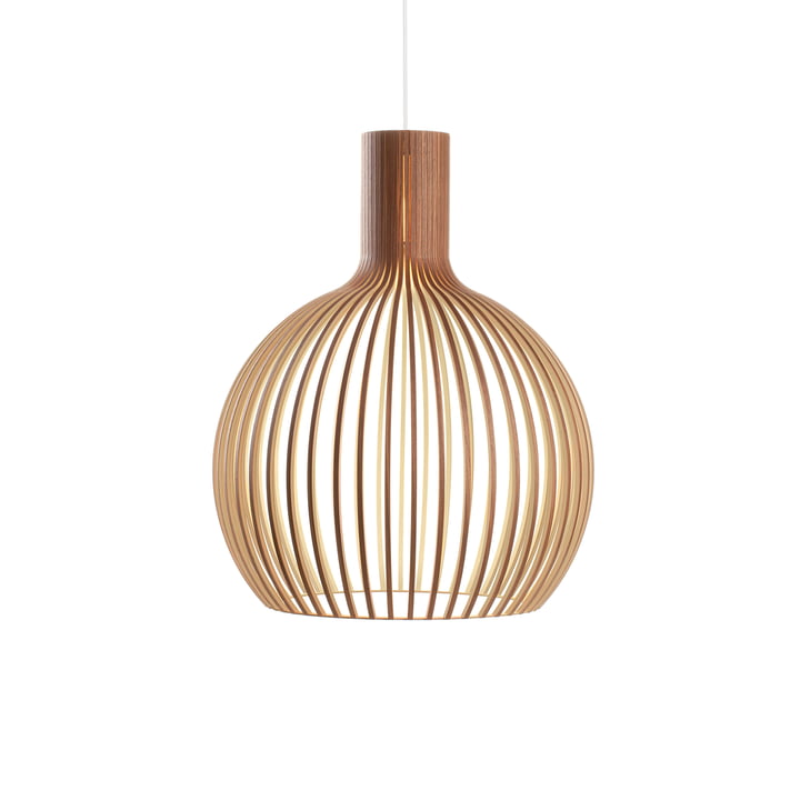 Octo Small 4241 Pendant lamp Ø 45 x H 55 cm by Secto in walnut