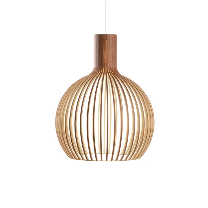 Octo Small 4241 Pendant lamp Ø 45 x H 55 cm by Secto in walnut