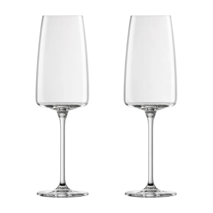 Vivid Senses Champagne and sparkling wine glass, light & fresh (set of 2) by Zwiesel Glas