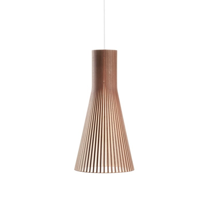 Secto 4201 pendant luminaire Ø 25 x H 45 cm from Secto in walnut