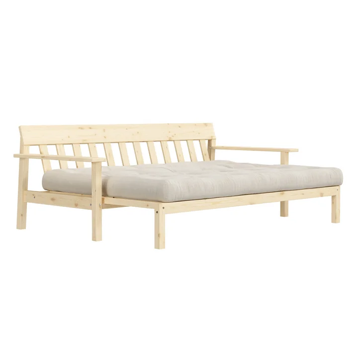 Unwind Sofa bed, pine natural / ivory from Karup Design
