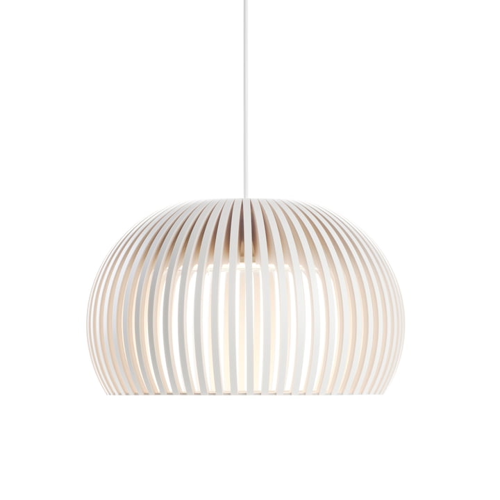 Atto 5000 LED pendant luminaire Ø 34 x H 21 cm from Secto in white