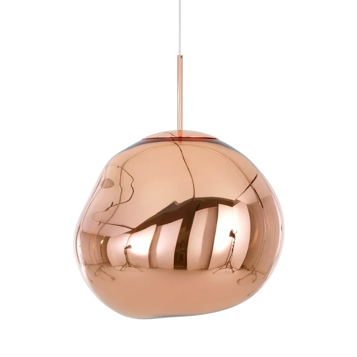 Melt LED pendant light from Tom Dixon in copper