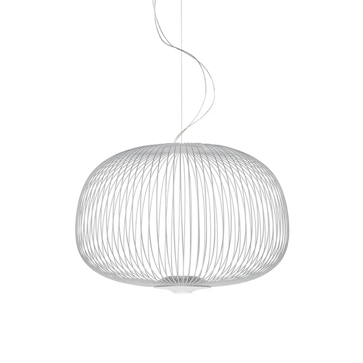 The Spokes MyLight LED pendant light 3, white by Foscarini