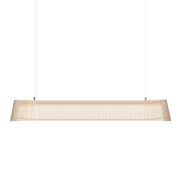 Owalo 7000 LED pendant luminaire from Secto in birch