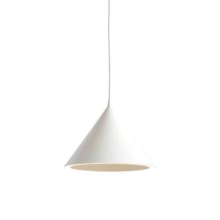 Annular pendant lamp from Woud in white