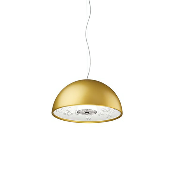 Skygarden Small LED Pendant light, Ø 40 cm from Flos in gold