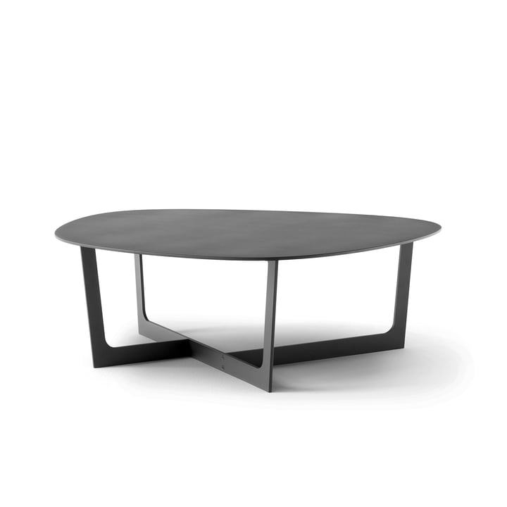 Insula Coffee table, medium, black from Fredericia