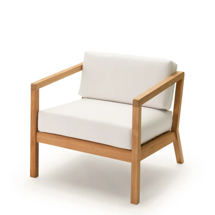 Virkelyst Armchair, teak / white from Skagerak