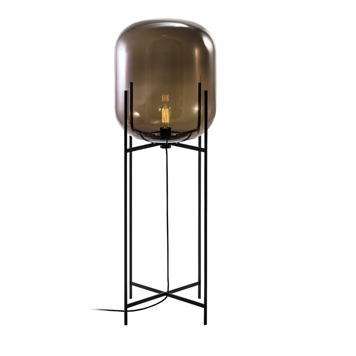Oda lamp Big by Pulpo in smoke grey