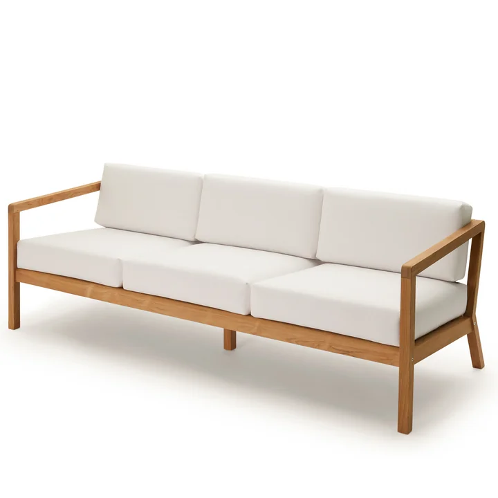 Virkelyst Sofa 3-seater, teak / white from Skagerak
