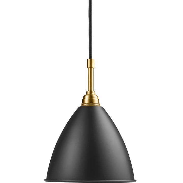 Bestlite BL9 Pendant lamp, Ø 16 cm, brass / black satin from Gubi