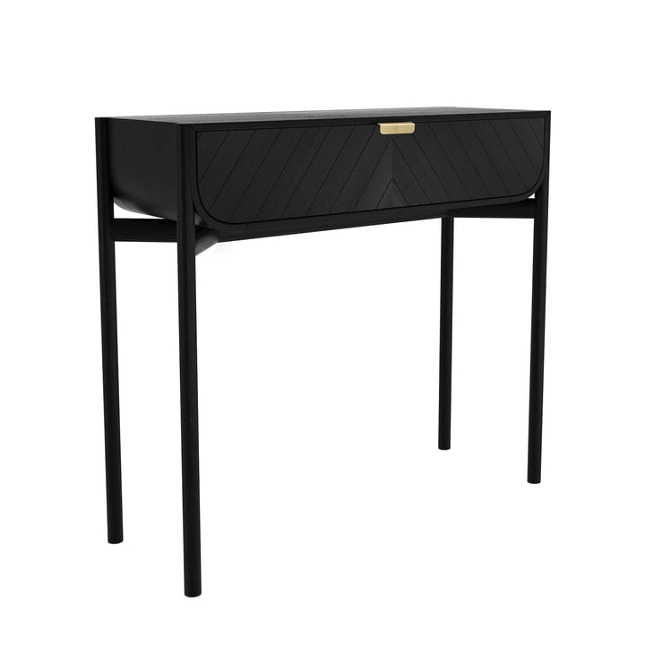 Marius Console table, black lacquered oak from Hartô