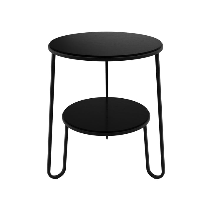 Anatole Side table, oak black lacquered / black from Hartô