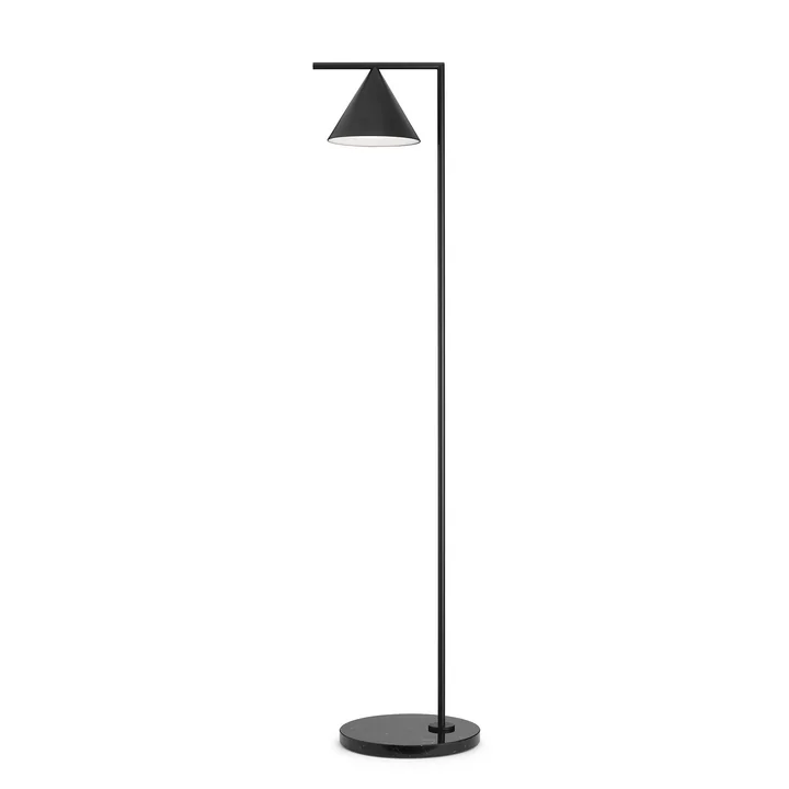 The Captain Flint LED floor lamp in black by Flos