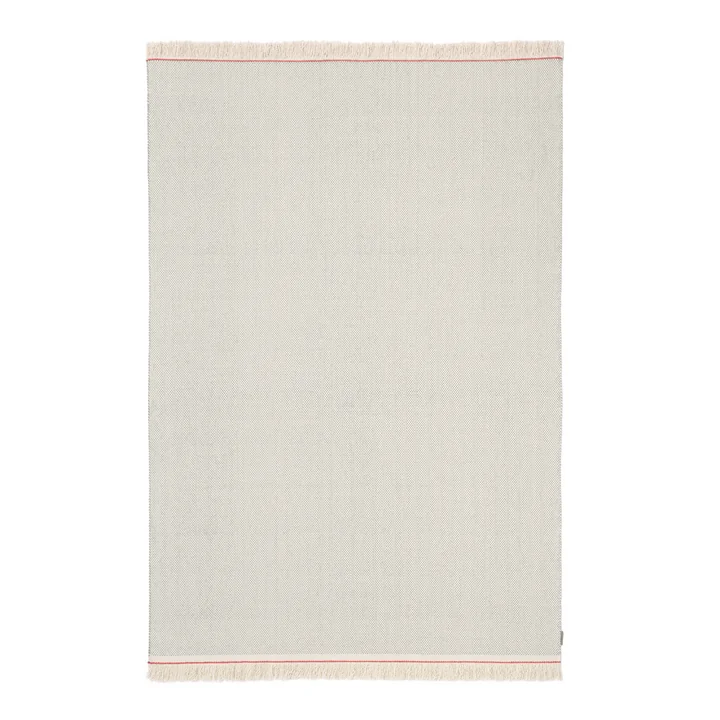 Duotone Carpet from Kvadrat in color light gray