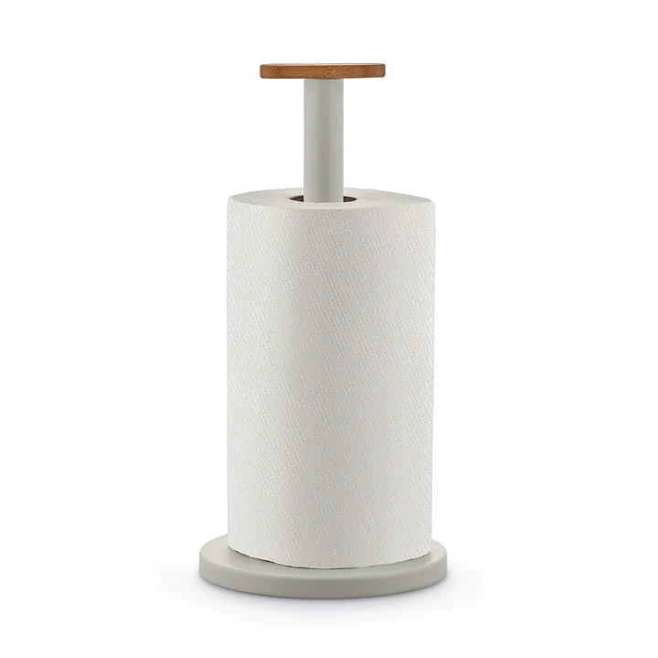 Mattina Kitchen roll holder from Alessi in color gray