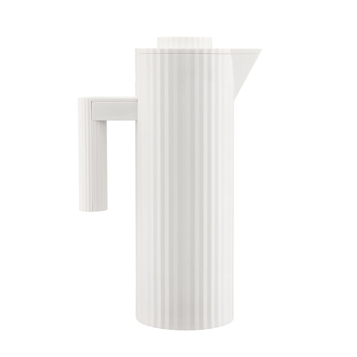 Plissé Vacuum jug from Alessi in color white