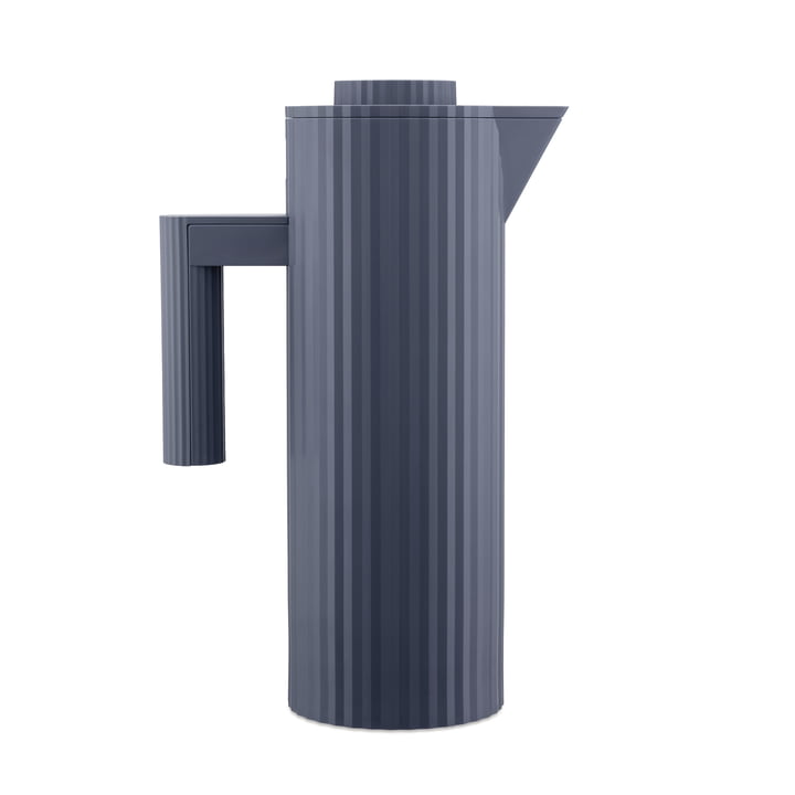 Plissé Vacuum jug from Alessi in color gray
