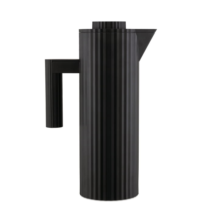 Plissé Vacuum jug from Alessi in color black
