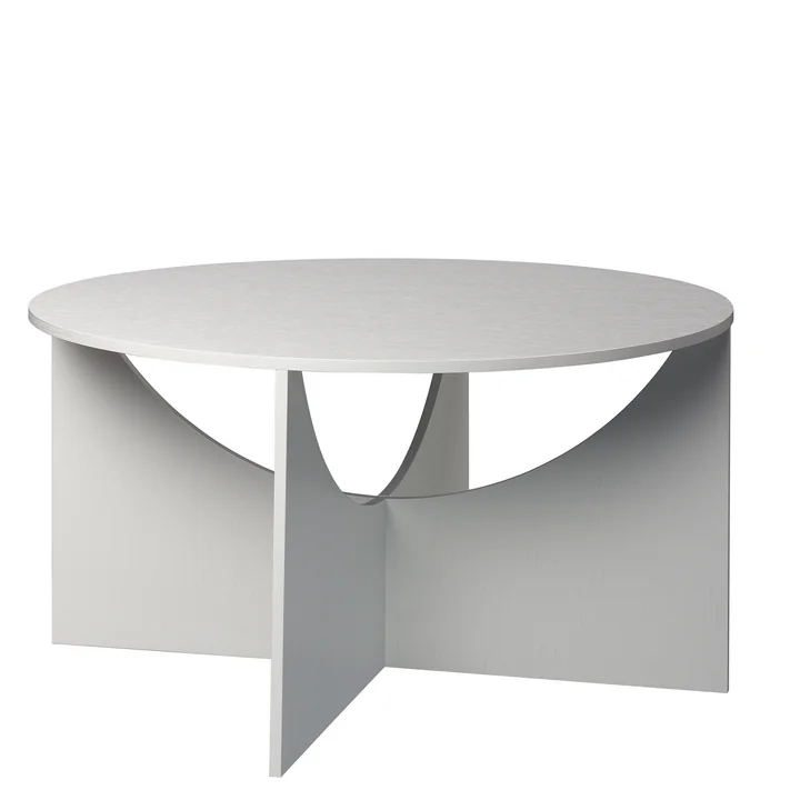 Charlotte Coffee table, H 40 cm, signal white from e15