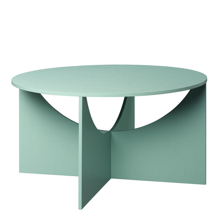 Charlotte Coffee table, h 40 cm, mint from e15