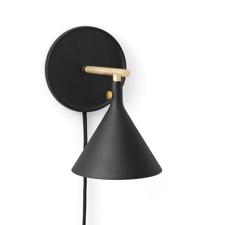 Cast Sconce Wall lamp with dimmer from Menu in color black