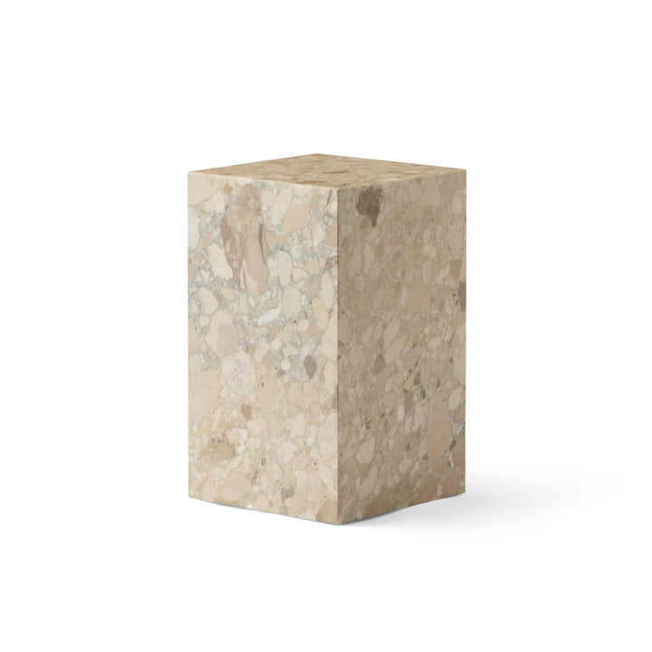 Plinth Tall side table from Audo in the finish Kunis Breccia