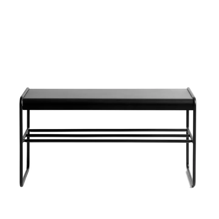 Copenhagen Bench, 90 x 47 cm, iron, black from Muubs