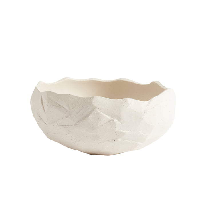 Kuri Serving bowl, h 12 Ø 25 cm, sand from Muubs