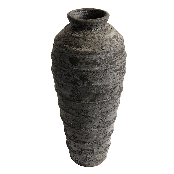 Melancholia Pitcher, H 80 Ø 35 cm, black metallic from Muubs