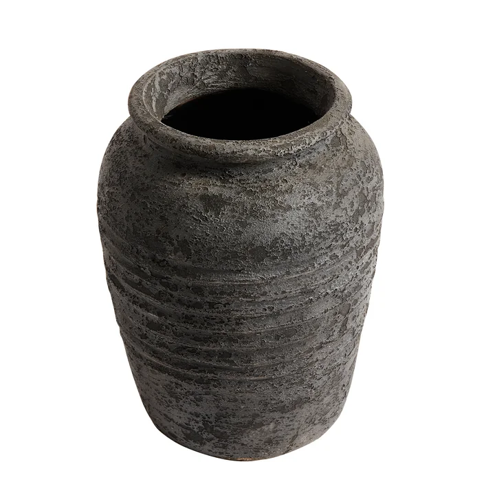 Melancholia Pitcher, H 40 Ø 30 cm, black metallic from Muubs