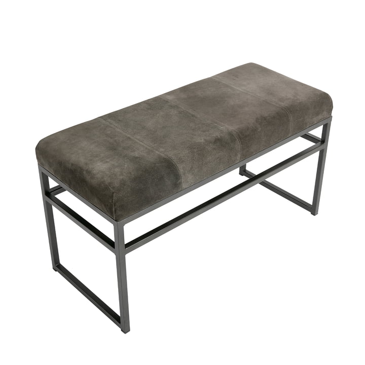 Bronx Bench S, 90 x 50 cm, iron, black from Muubs