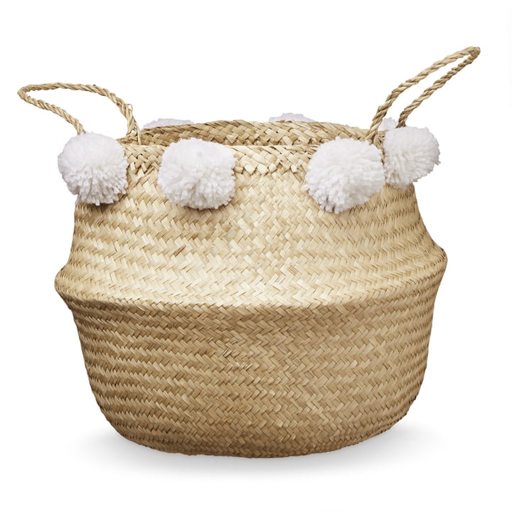 Belly Storage basket from Cam Cam Copenhagen in color white