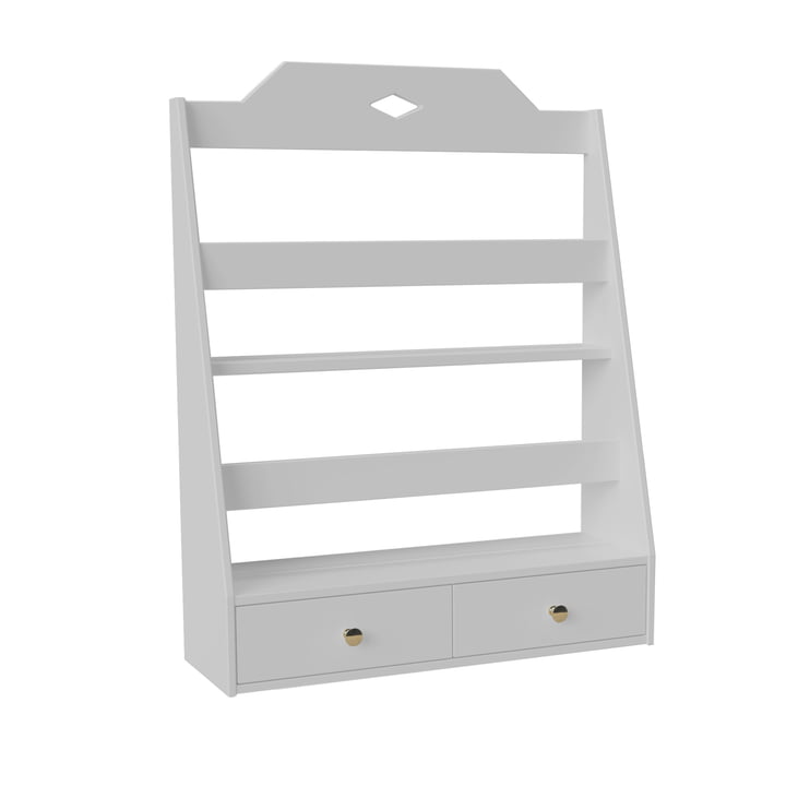 Luca Bookcase from Cam Cam Copenhagen in the color light gray