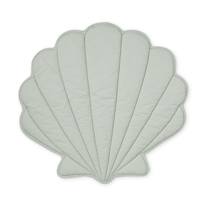 Sea Shell Play mat from Cam Cam Copenhagen in the color dusty green