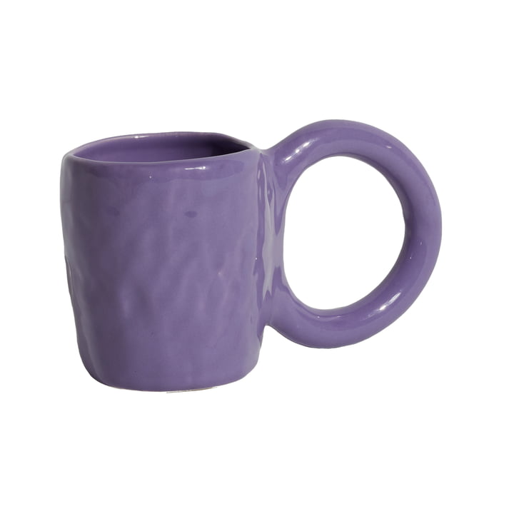 Donut Coffee mug, purple from Petite Friture