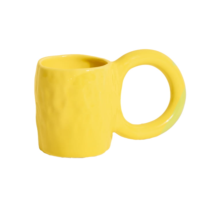 Donut Coffee mug, yellow from Petite Friture