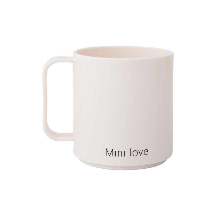 Mini Love Mug with handle, 175 ml, pastel beige from Design Letters