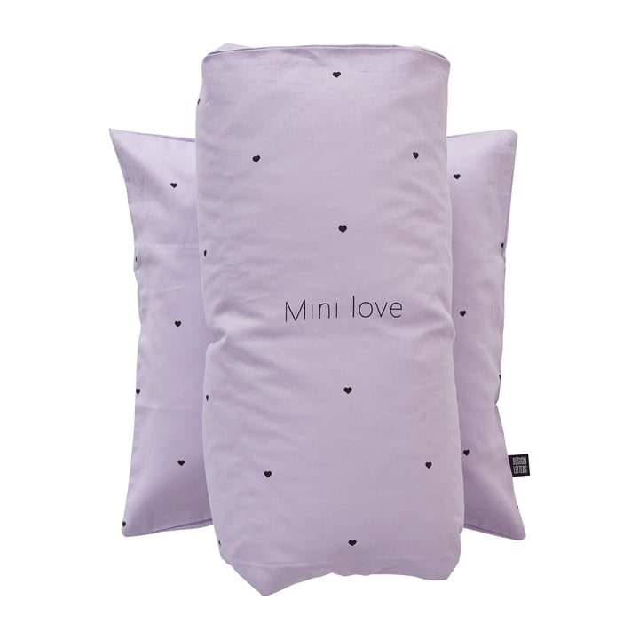 Mini Favorite Junior Bed linen, 140 x 100 cm, lavender from Design Letters
