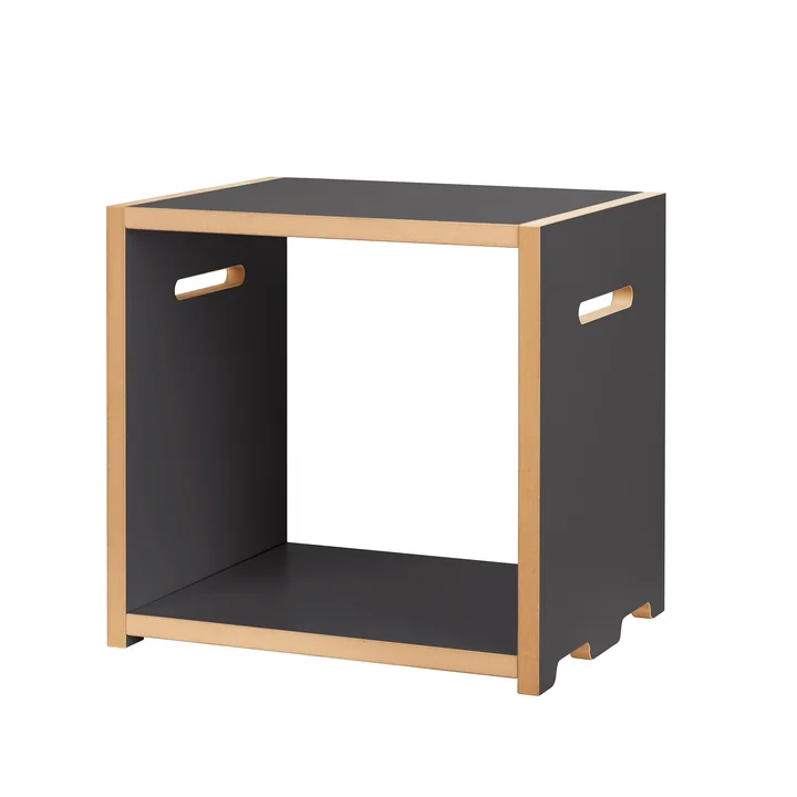 halbstark Shelving system, basic module, anthracite from Tojo